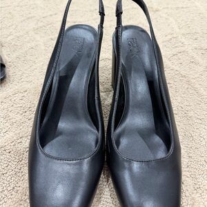 Black Slingback Heels